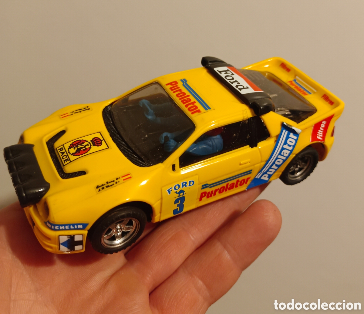 Scalextric: Ford RS 200 amarillo scalextric exin - Foto 1