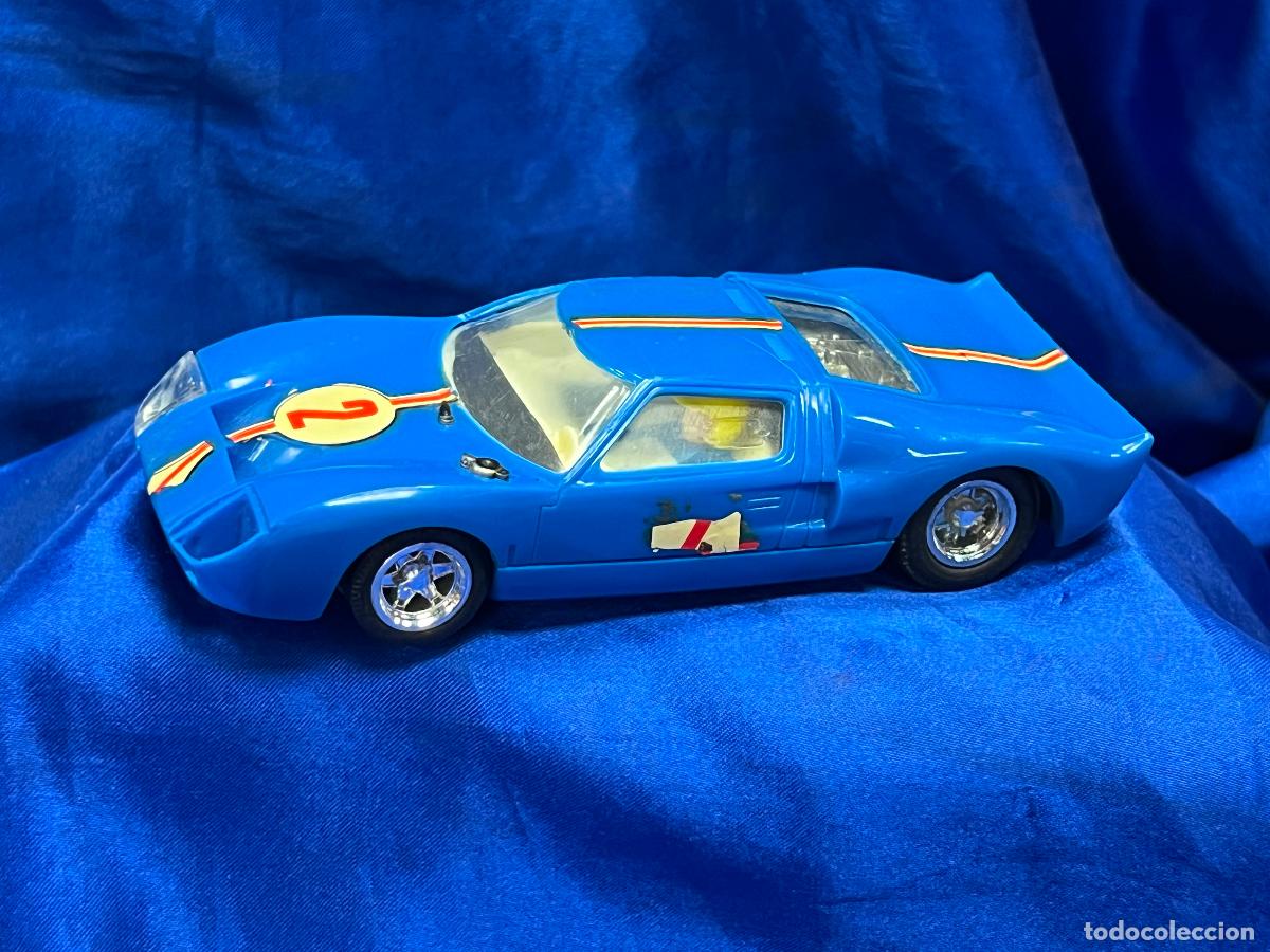 Scalextric: ESPECTACULAR SCALEXTRIC AZUL FORD GT REF C35, EXIN - Foto 4