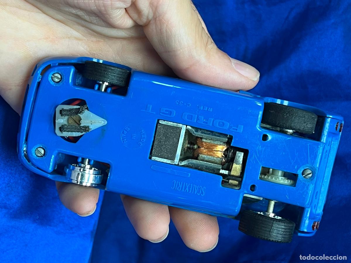 Scalextric: ESPECTACULAR SCALEXTRIC AZUL FORD GT REF C35, EXIN - Foto 6