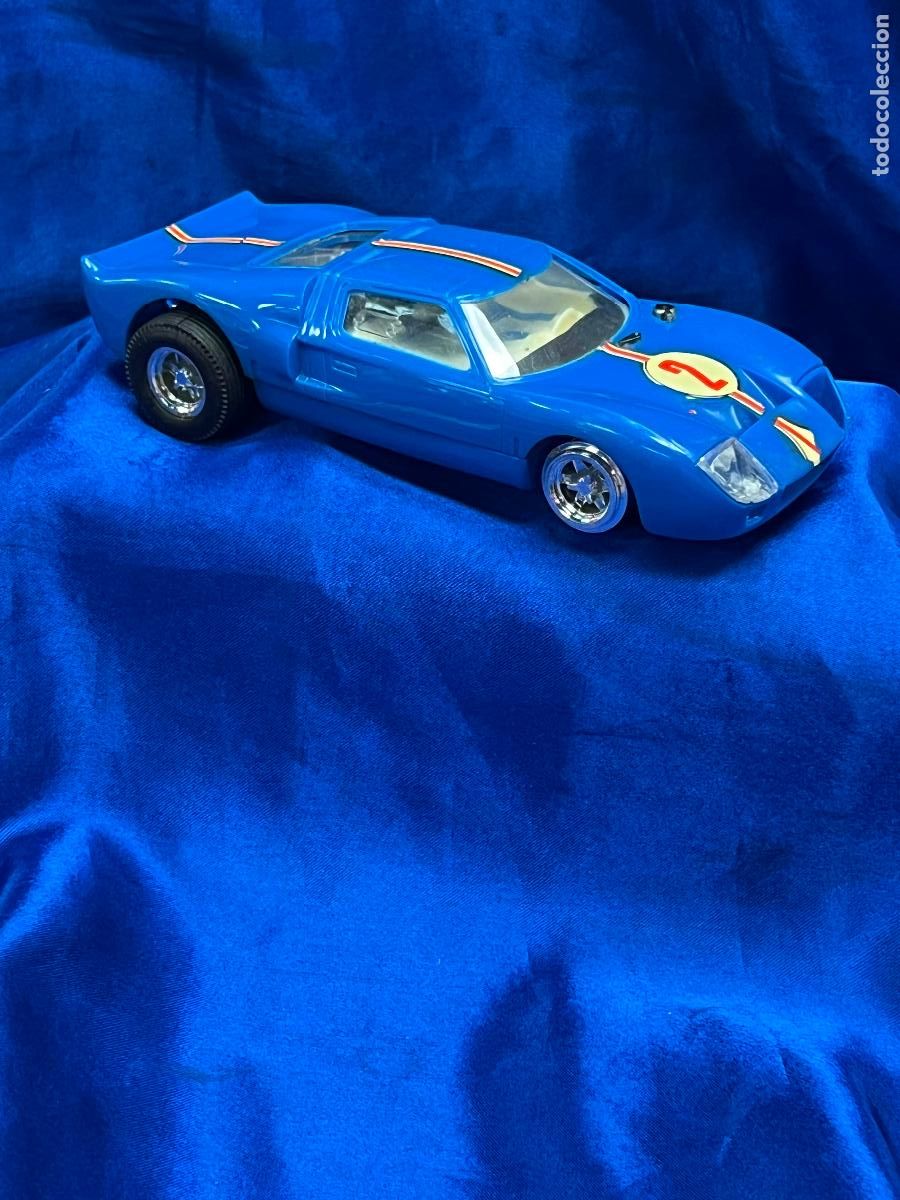 Scalextric: ESPECTACULAR SCALEXTRIC AZUL FORD GT REF C35, EXIN - Foto 1