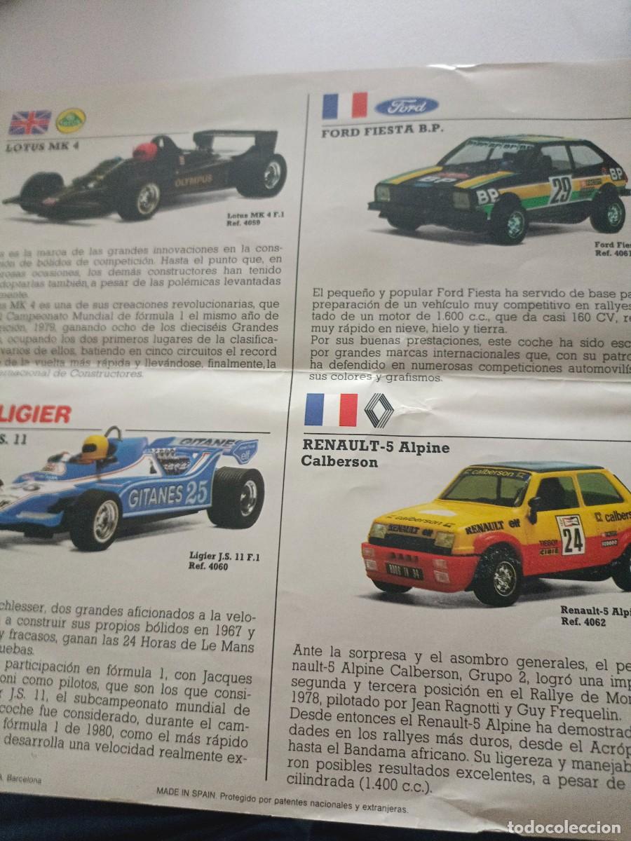 Scalextric: Antiguo cat&aacute;logo Scalextric Exin 1982. - Foto 5