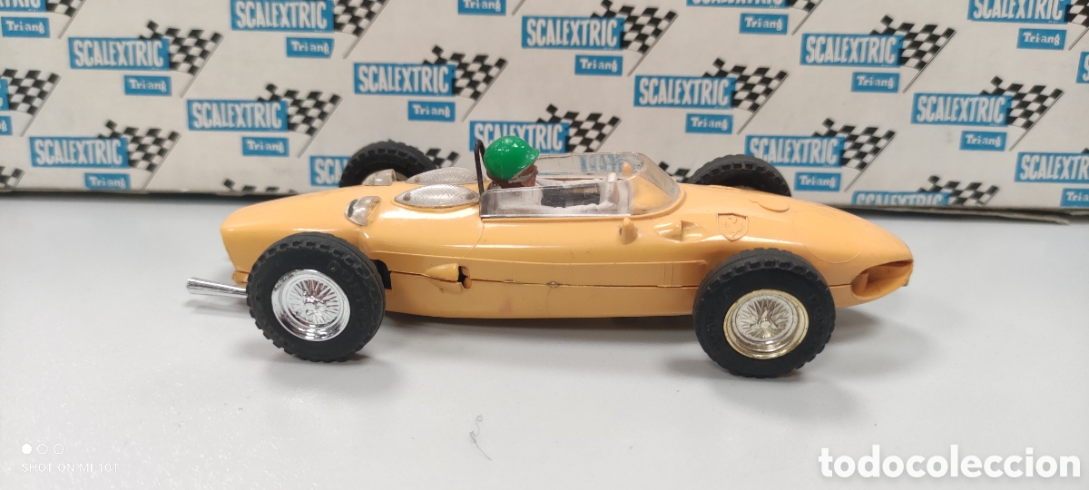 Scalextric: FERRARI 156 AMARILLO C.62 SCALEXTRIC TRIANG - Foto 2