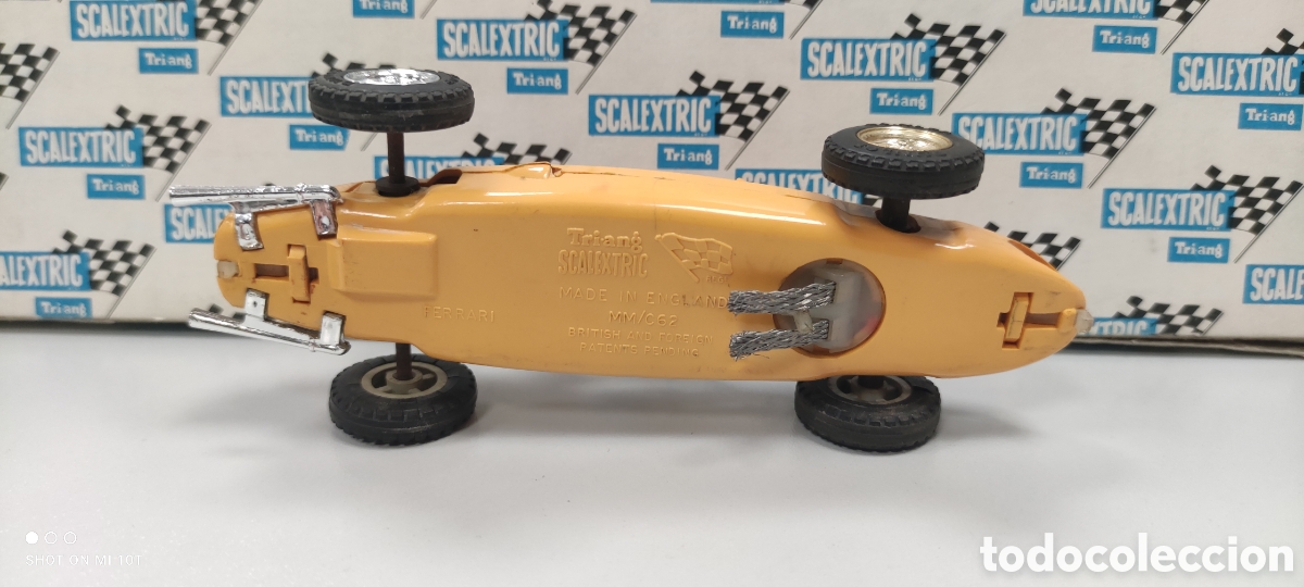 Scalextric: FERRARI 156 AMARILLO C.62 SCALEXTRIC TRIANG - Foto 3