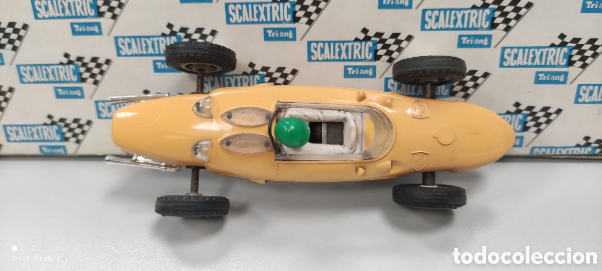 Scalextric: FERRARI 156 AMARILLO C.62 SCALEXTRIC TRIANG - Foto 4