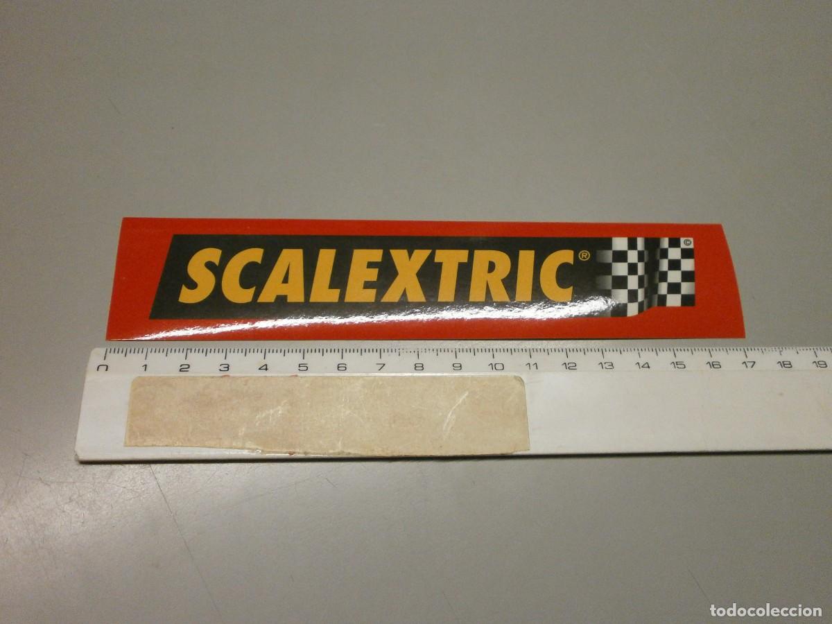 Scalextric: pegatina original de tienda marca scalextric - Foto 1