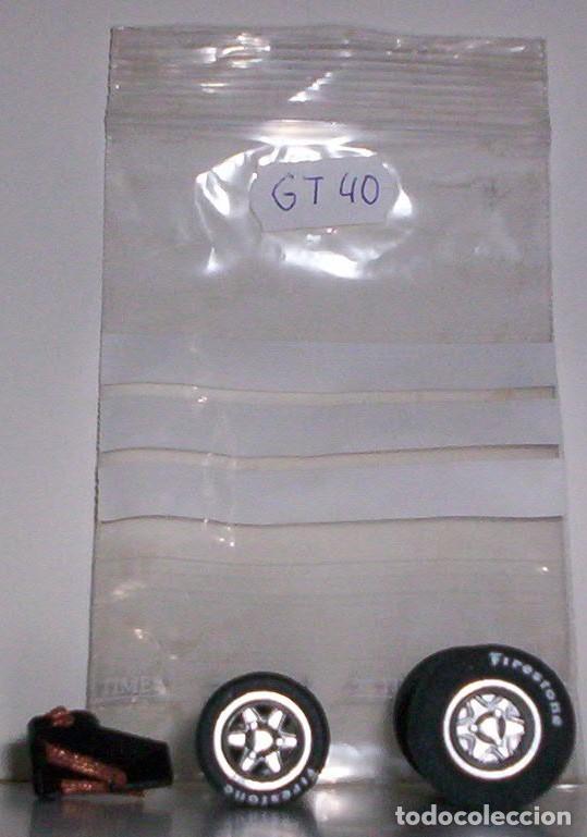 Scalextric: JUEGO EJES DEL FORD GT 40 - Foto 1