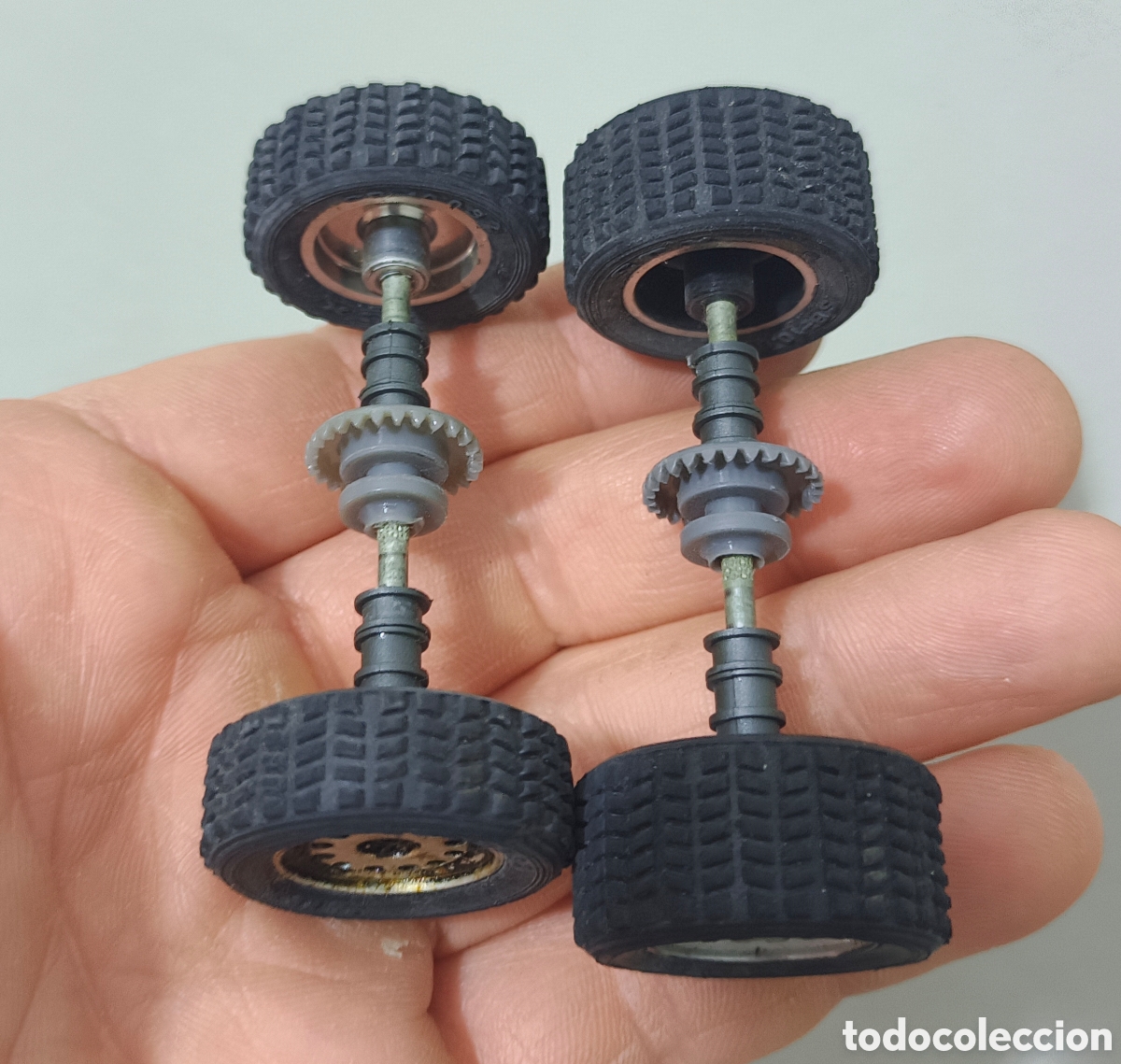 Scalextric: Pareja ejes buggy tt scalextric exin - Foto 2