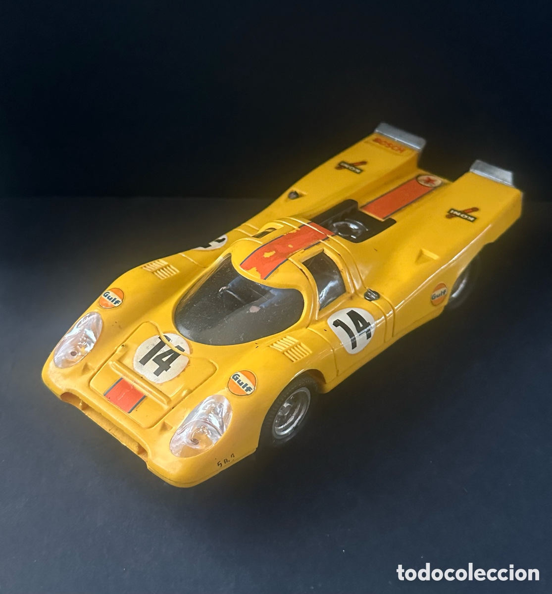 Scalextric: SCALEXTRIC PORSCHE 917 AMARILLO REF C46 CON CAJA E INSERTOS - Foto 2