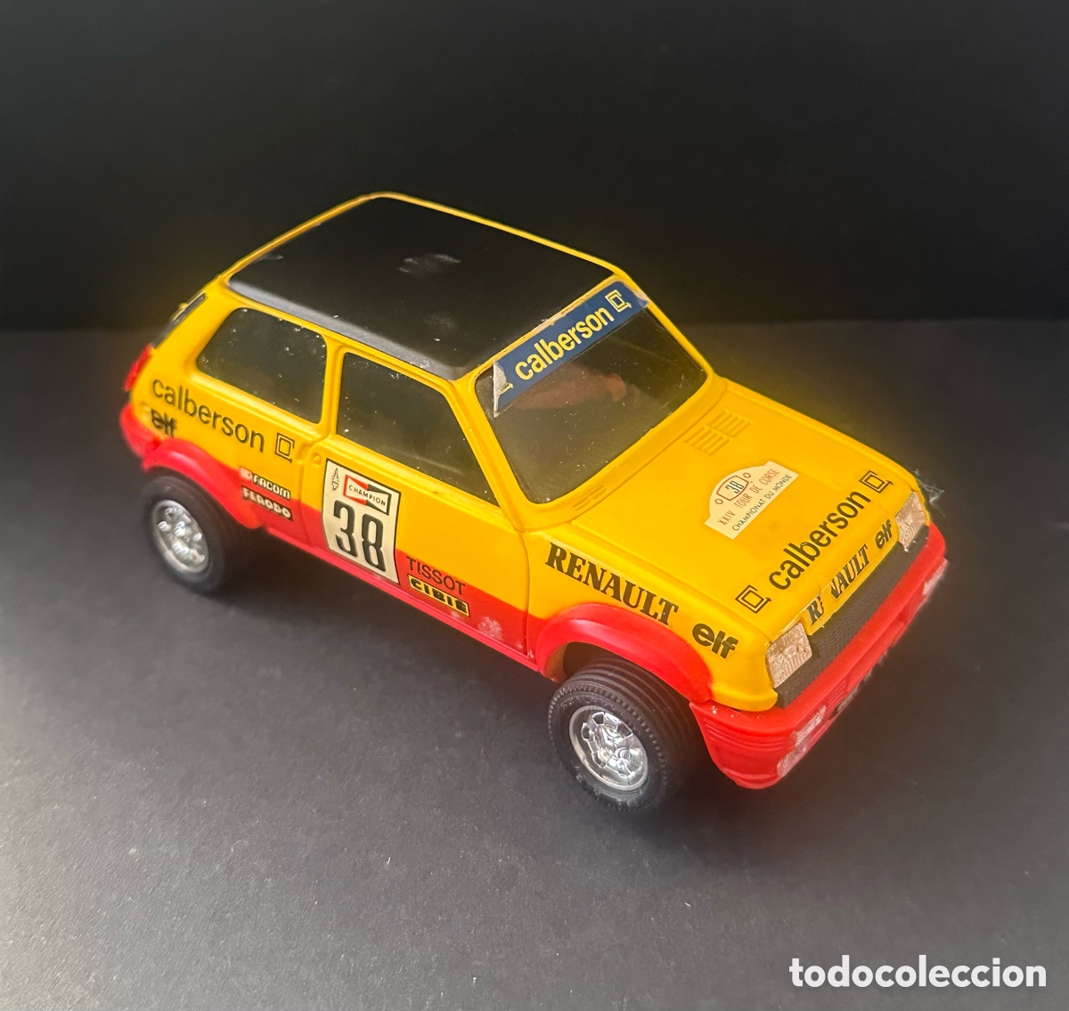 Scalextric: SCALEXTRIC RENAULT 5 ALPINE CALBERSON REF 4062 CON CAJA E INSERTOS - Foto 3