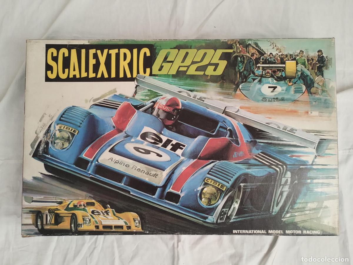 Scalextric: CIRCUITO SCALEXTRIC Ref. GP25 CON CAJA Y COCHES - Foto 1