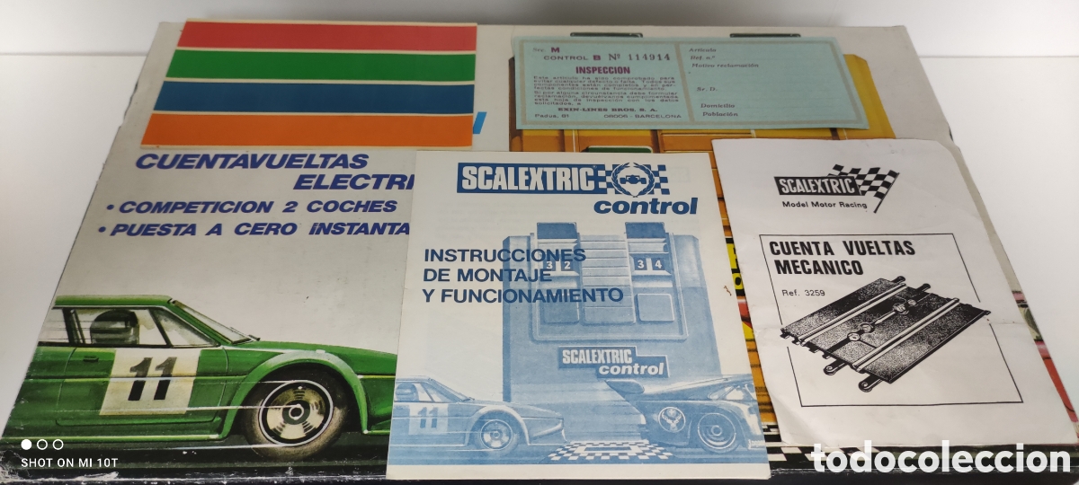 Scalextric: CUENTA VUELTAS SCALEXTRIC EXIN 3270 CON CAJA - Foto 3