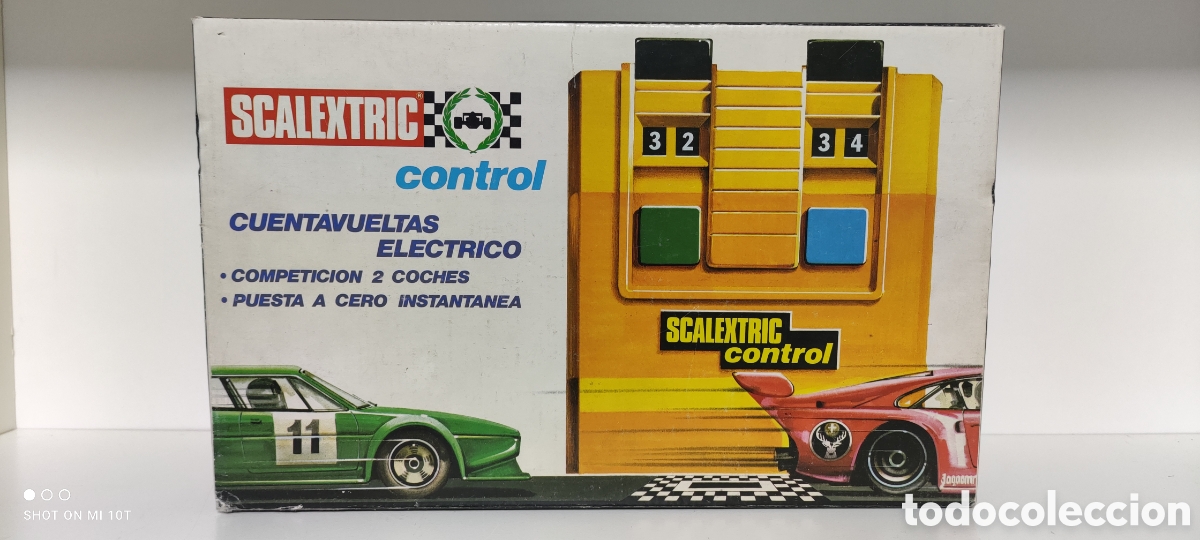 Scalextric: CUENTA VUELTAS SCALEXTRIC EXIN 3270 CON CAJA - Foto 1