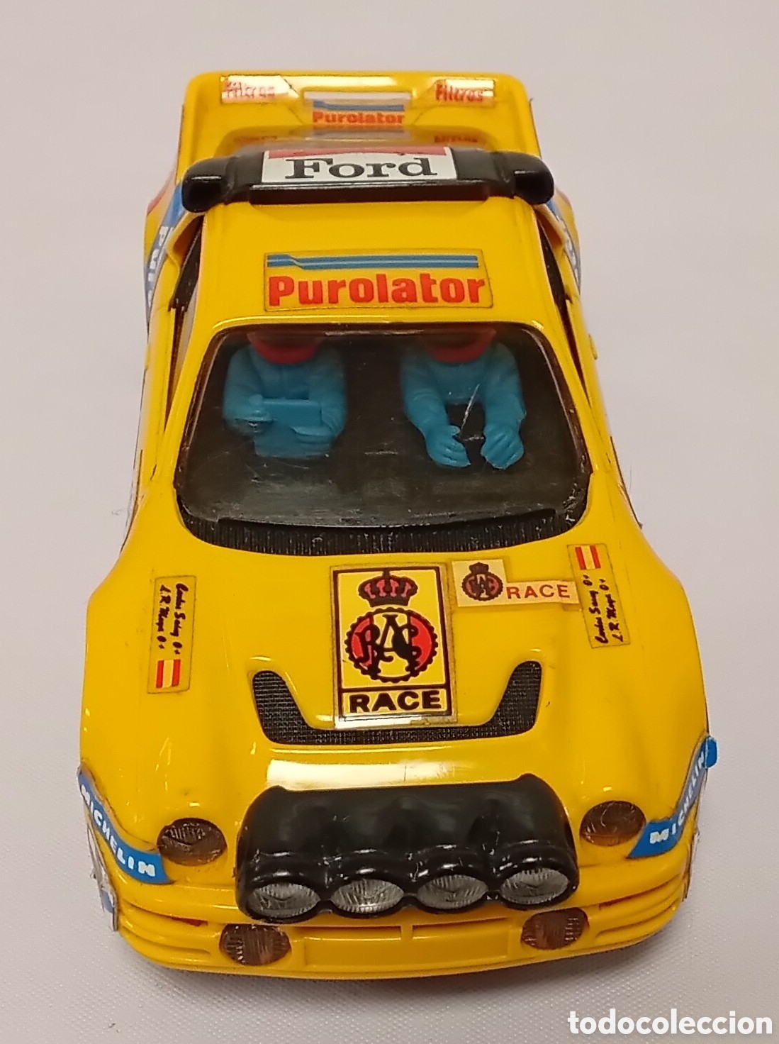 Scalextric: Ford RS 200 rally amarillo Scalextric - Foto 2