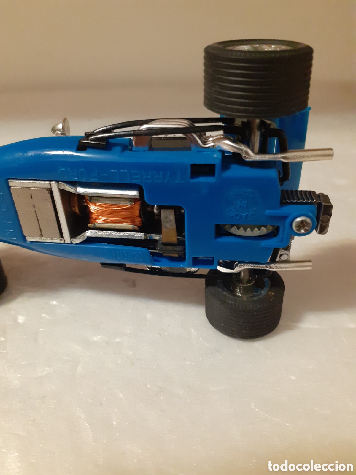 Scalextric: SCALEXTRIC EXIN TYRRELL FORD AZUL REF 48 - Foto 6