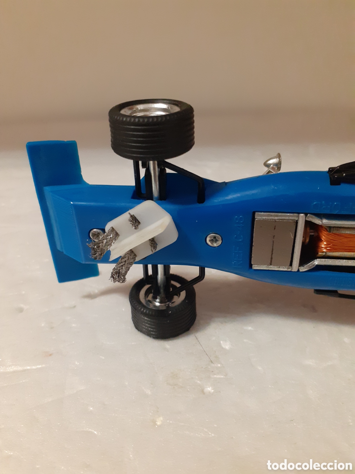 Scalextric: SCALEXTRIC EXIN TYRRELL FORD AZUL REF 48 - Foto 7