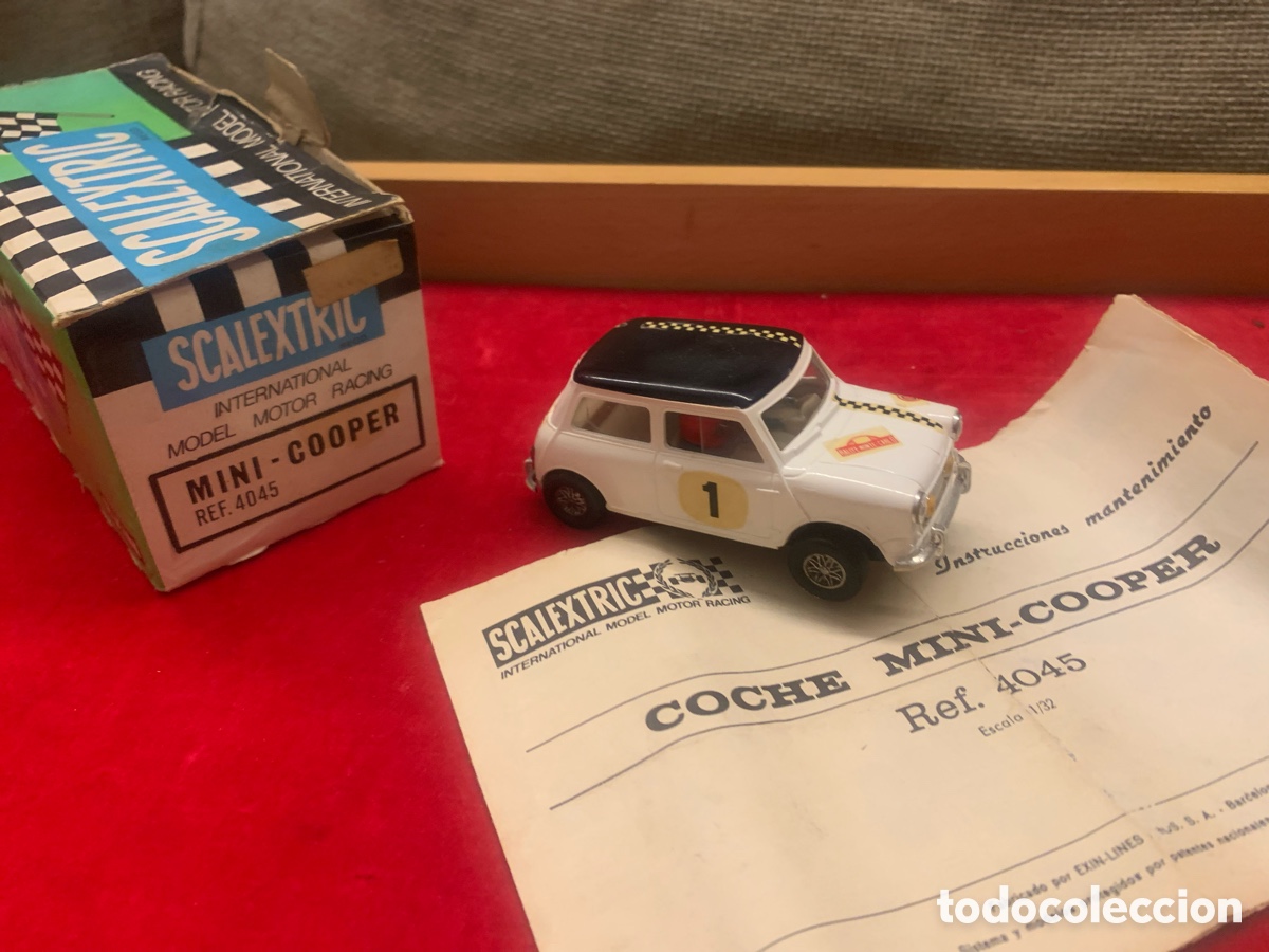 Scalextric: Mini cooper Blanco ref 4045 blanco exin en caja - Foto 2