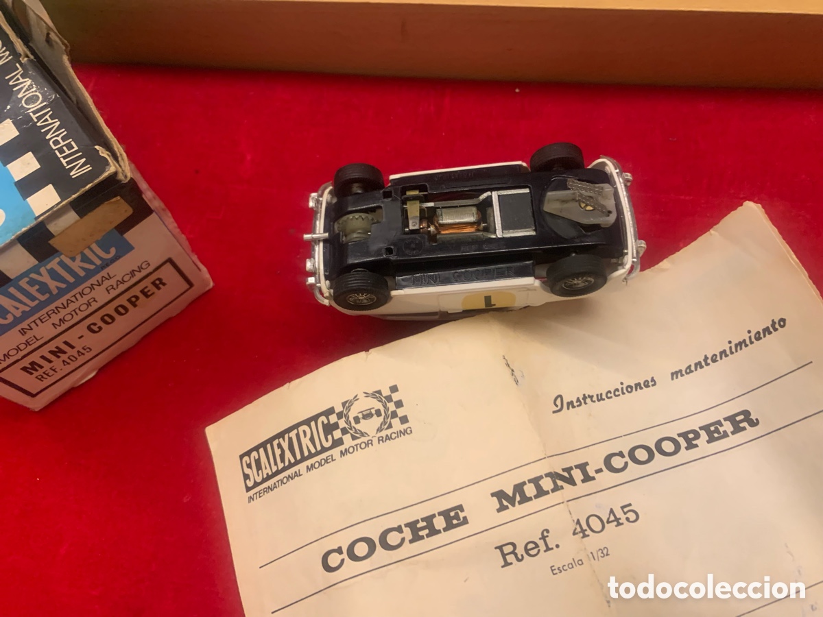 Scalextric: Mini cooper Blanco ref 4045 blanco exin en caja - Foto 3