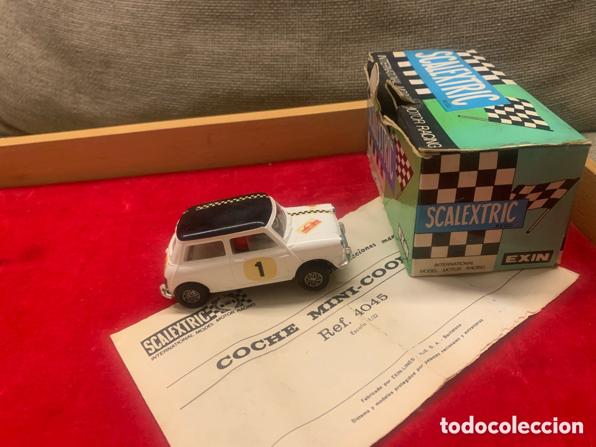 Scalextric: Mini cooper Blanco ref 4045 blanco exin en caja - Foto 4