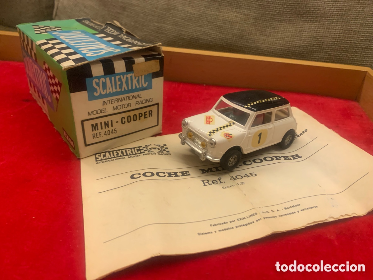 Scalextric: Mini cooper Blanco ref 4045 blanco exin en caja - Foto 5
