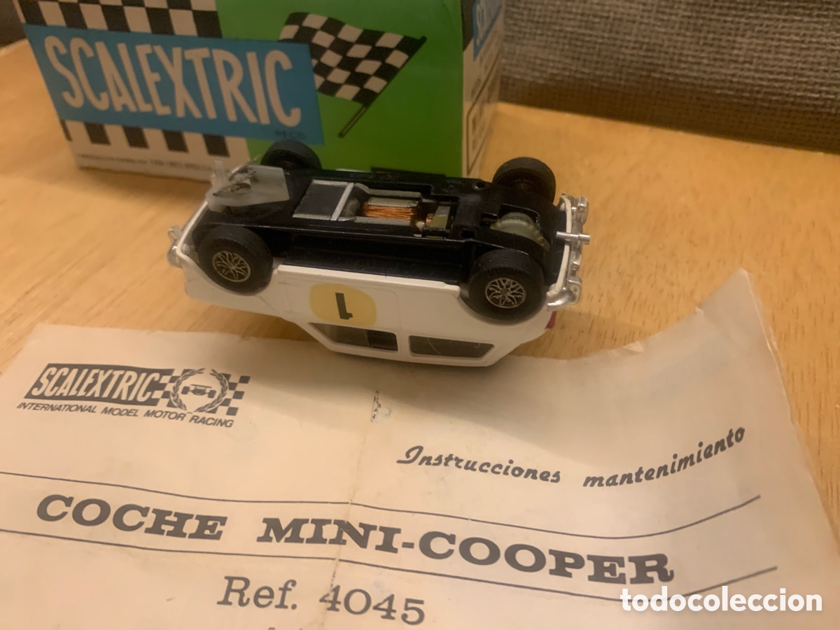 Scalextric: Mini cooper Blanco ref 4045 blanco exin en caja - Foto 8