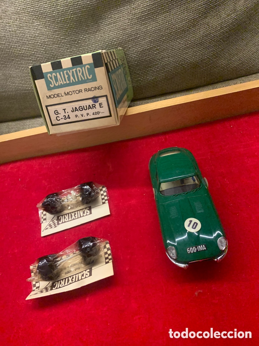 Scalextric: JAGUAR E verde c-34 GT EXIN SCALEXTRIC - Foto 2