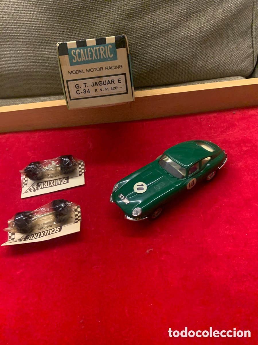 Scalextric: JAGUAR E verde c-34 GT EXIN SCALEXTRIC - Foto 4