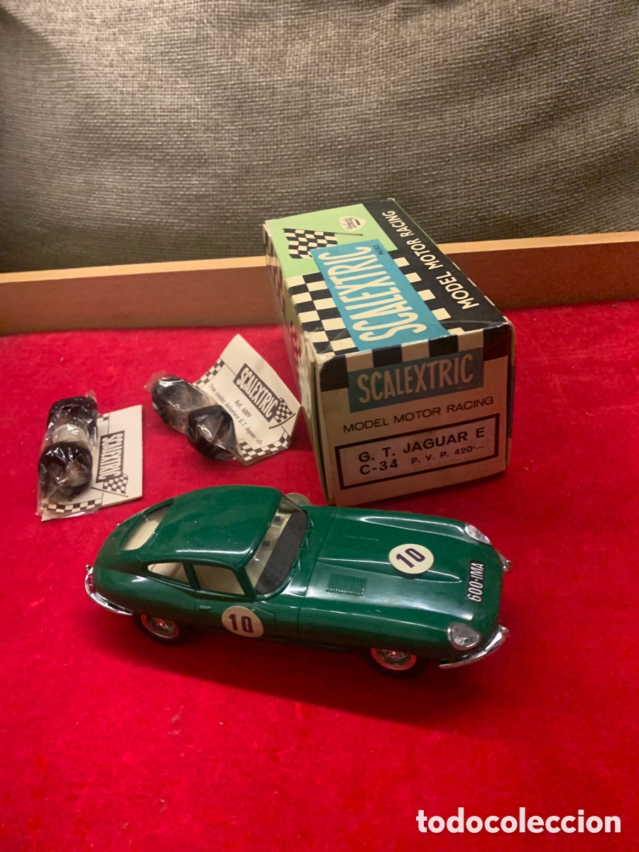 Scalextric: JAGUAR E verde c-34 GT EXIN SCALEXTRIC - Foto 11