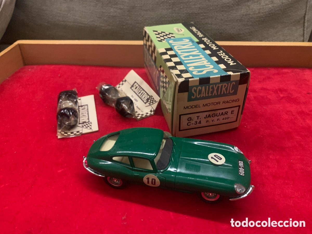 Scalextric: JAGUAR E verde c-34 GT EXIN SCALEXTRIC - Foto 12