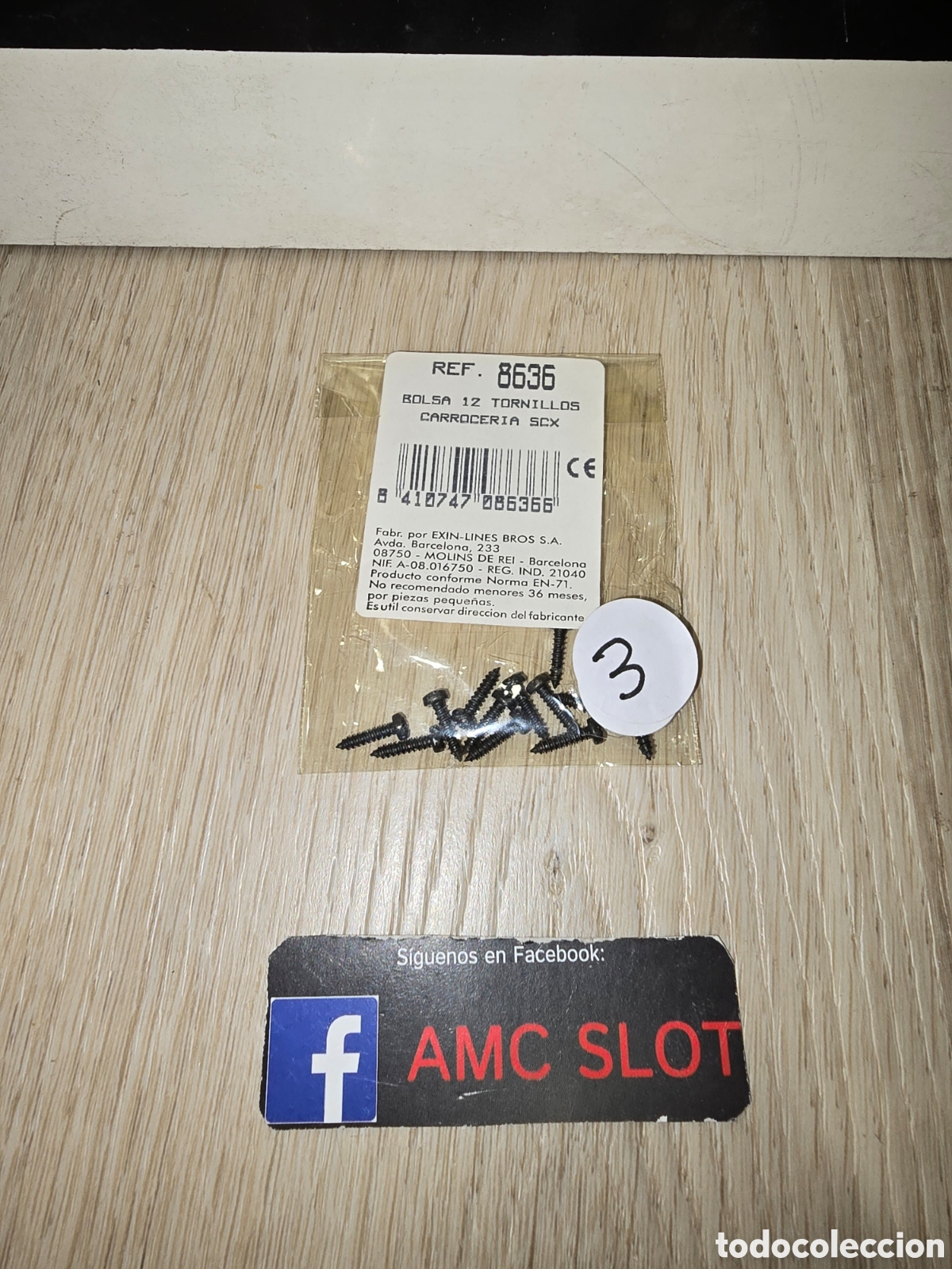 Scalextric: 8636 12 TORNILLOS SCALEXTRIC EXIN - Foto 1