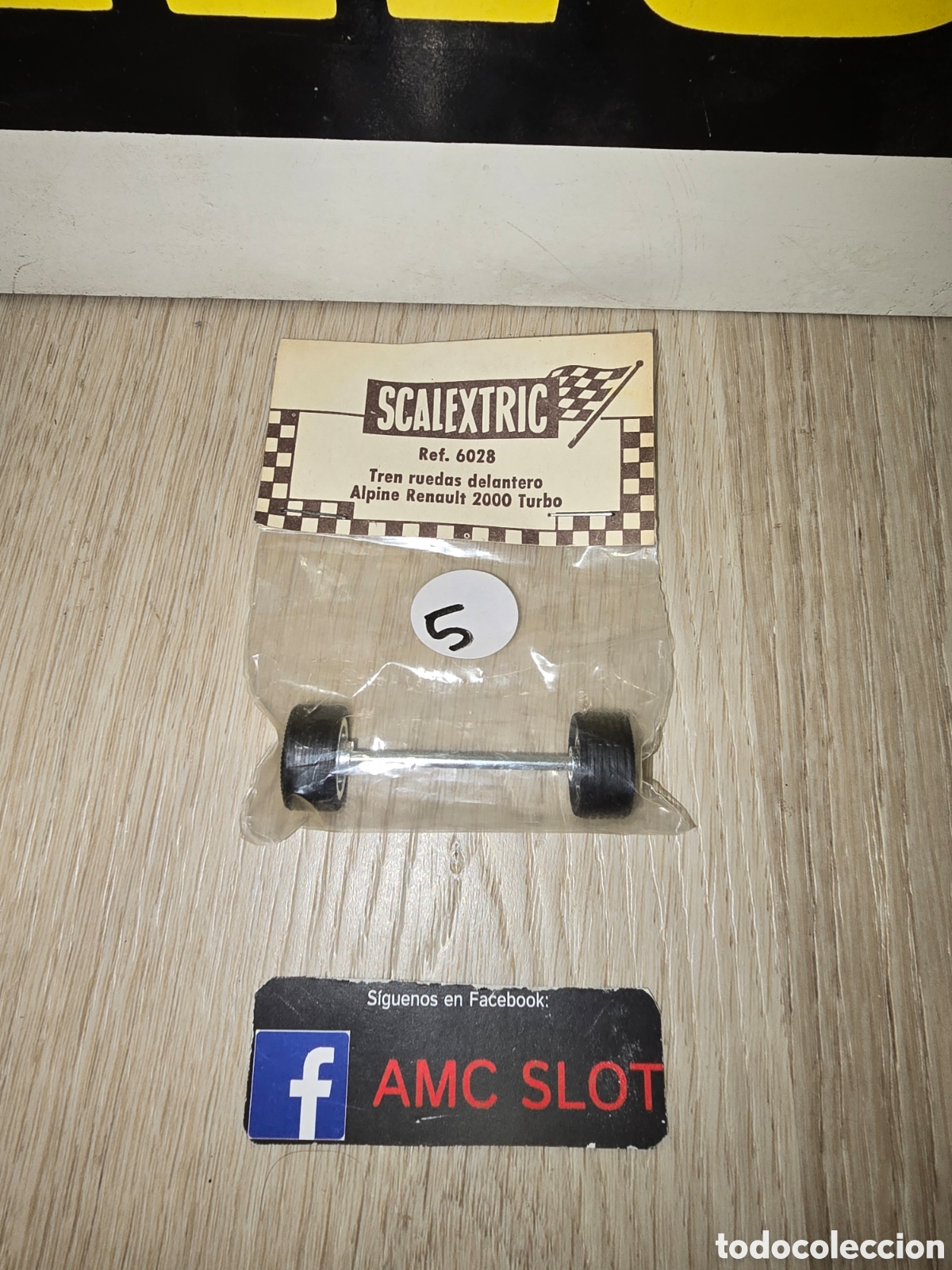 Scalextric: BLISTER EJE REF 6028 RENAULT ALPINE 2000 EXIN SCALEXTRIC - Foto 1
