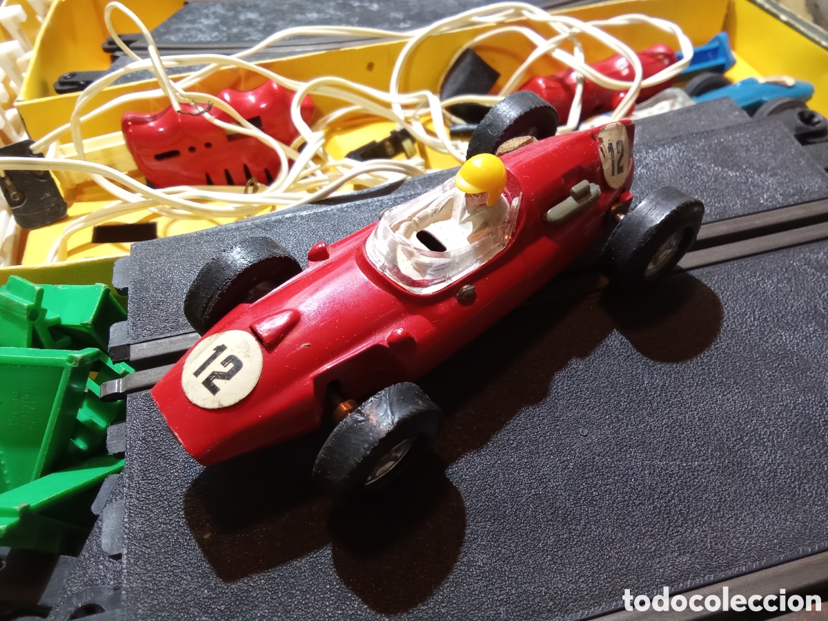 Scalextric: SCALEXTRIC MODELO GP3 DE TRIANG CON 2 COOPER Y DOCUMENTACION - Foto 8