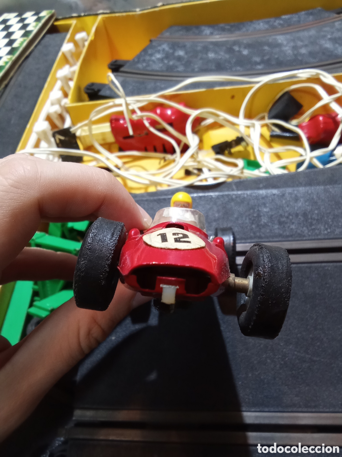 Scalextric: SCALEXTRIC MODELO GP3 DE TRIANG CON 2 COOPER Y DOCUMENTACION - Foto 9