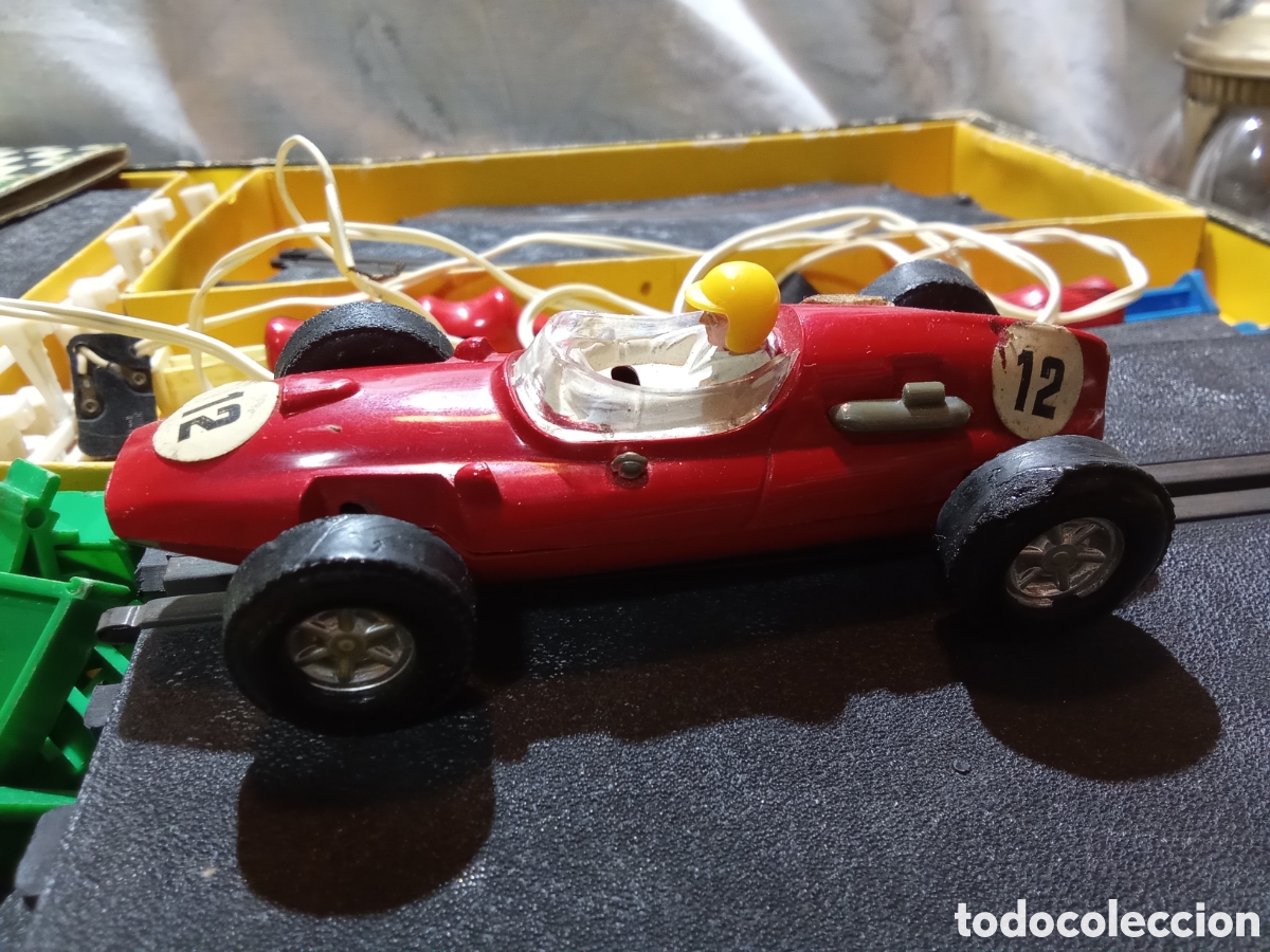 Scalextric: SCALEXTRIC MODELO GP3 DE TRIANG CON 2 COOPER Y DOCUMENTACION - Foto 12