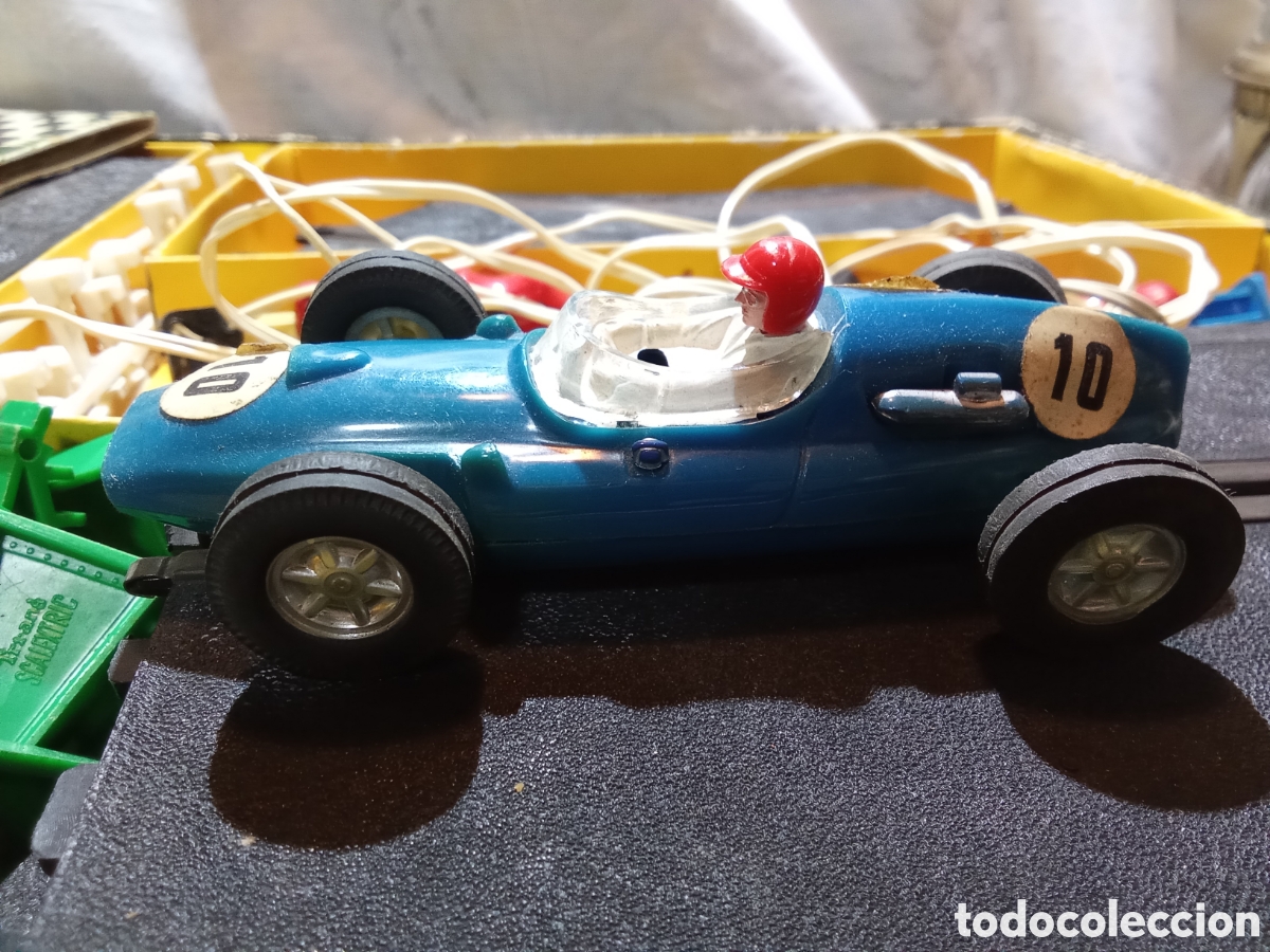 Scalextric: SCALEXTRIC MODELO GP3 DE TRIANG CON 2 COOPER Y DOCUMENTACION - Foto 16