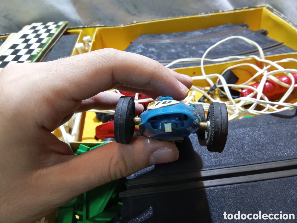 Scalextric: SCALEXTRIC MODELO GP3 DE TRIANG CON 2 COOPER Y DOCUMENTACION - Foto 17