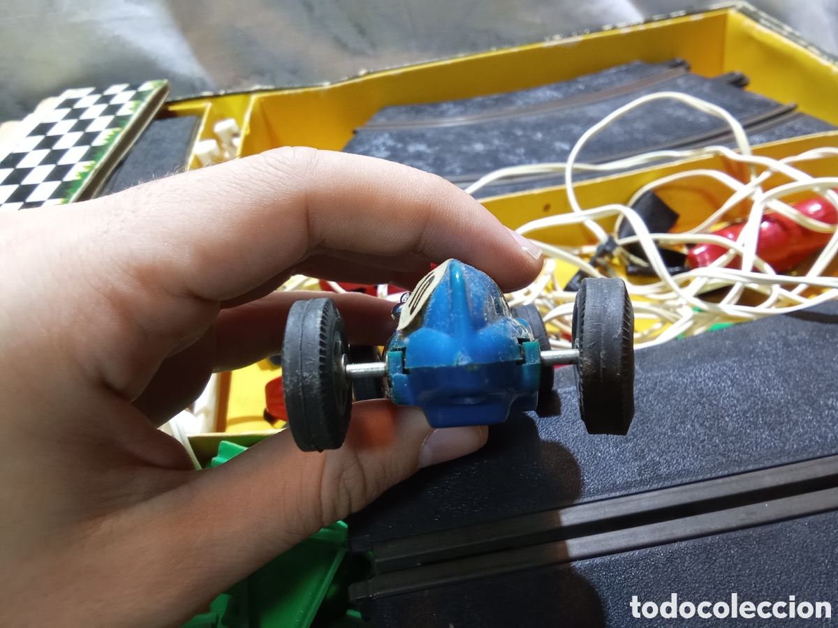 Scalextric: SCALEXTRIC MODELO GP3 DE TRIANG CON 2 COOPER Y DOCUMENTACION - Foto 18