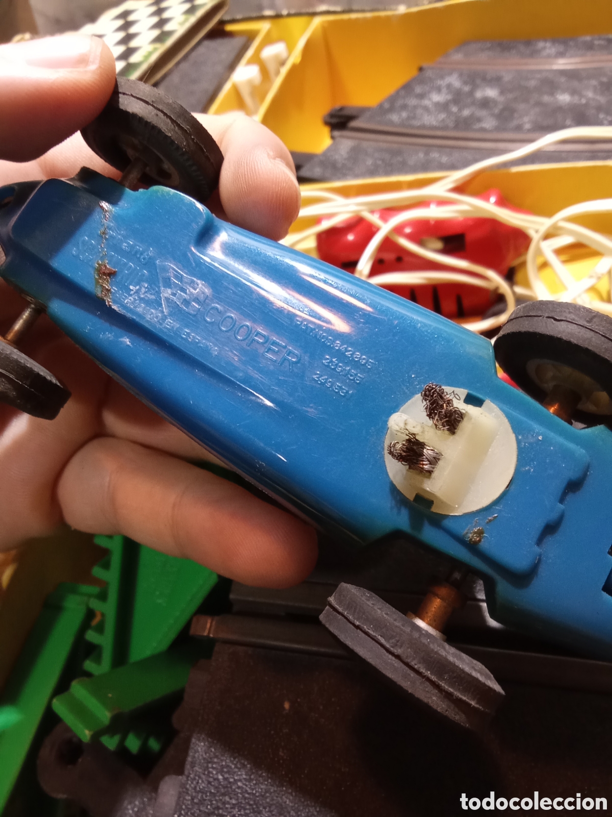 Scalextric: SCALEXTRIC MODELO GP3 DE TRIANG CON 2 COOPER Y DOCUMENTACION - Foto 19