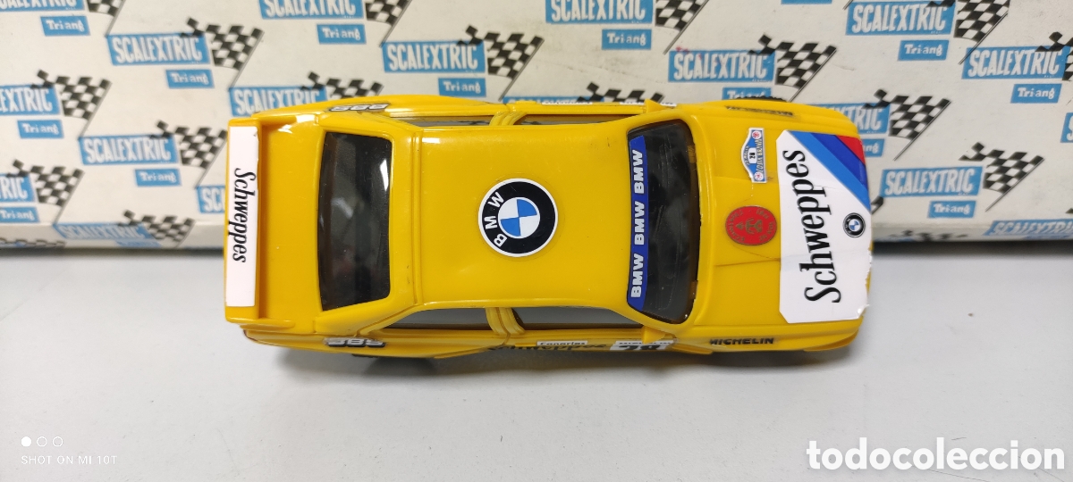 Scalextric: BMW M3 E30 AMARILLO SCHWEPPES SCALEXTRIC EXIN - Foto 4