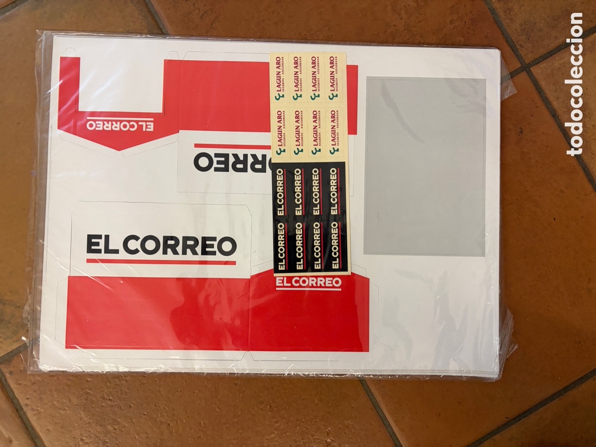 Scalextric: Kit de adesivos pegatinas el correo tipo scalextrix - Foto 1