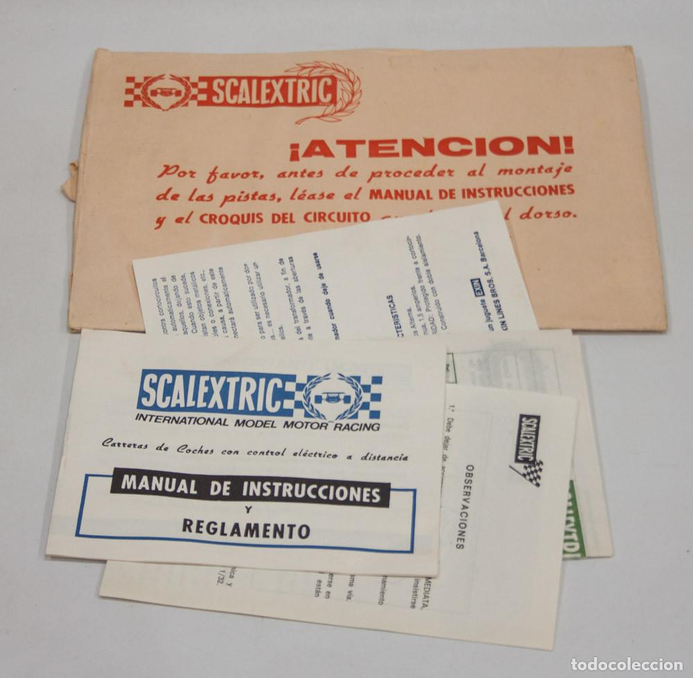Scalextric: DOCUMENTACION PARCIAL DEL SCALEXTRIC G.P. 11. EXIN. - Foto 1