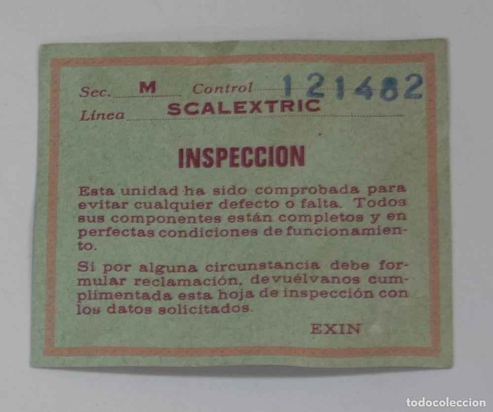 Scalextric: DOCUMENTACION PARCIAL DEL SCALEXTRIC G.P. 11. EXIN. - Foto 5