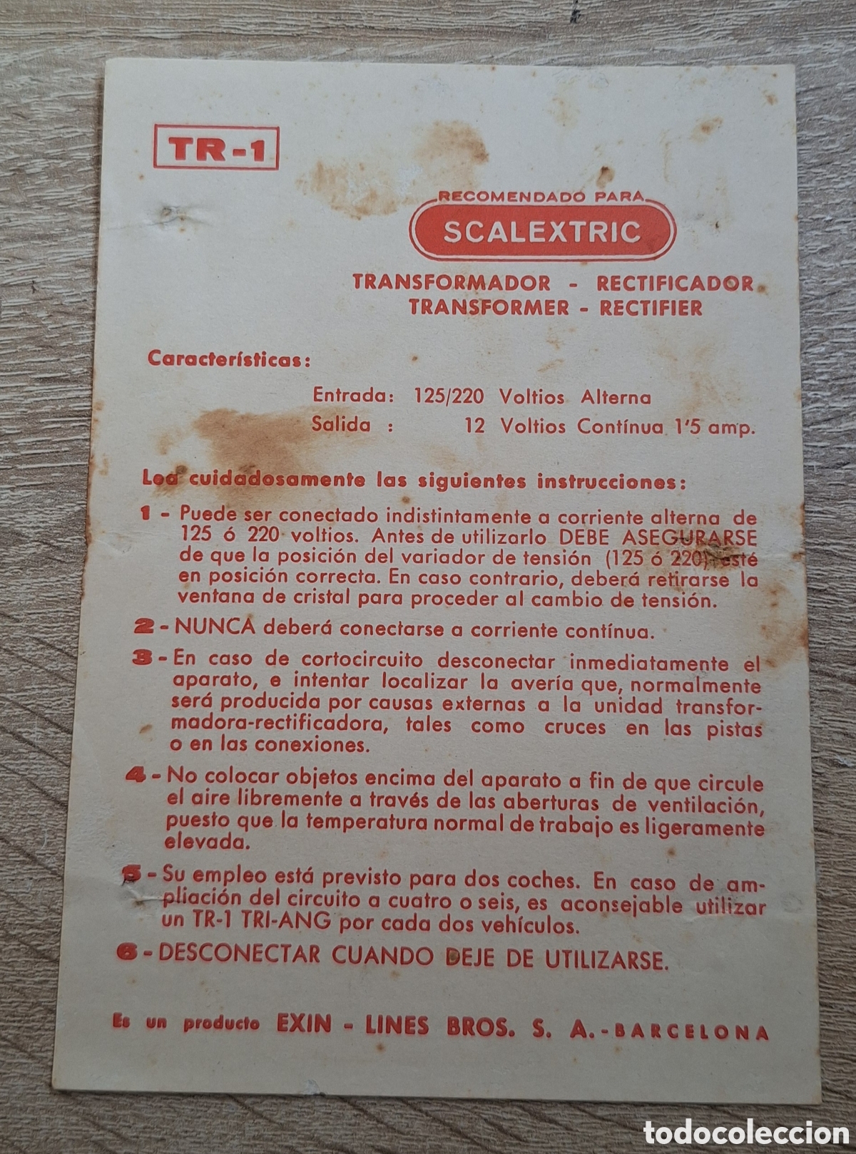 Scalextric: Sobre de Instrucciones Circuito Scalextric RC-28 - Foto 3