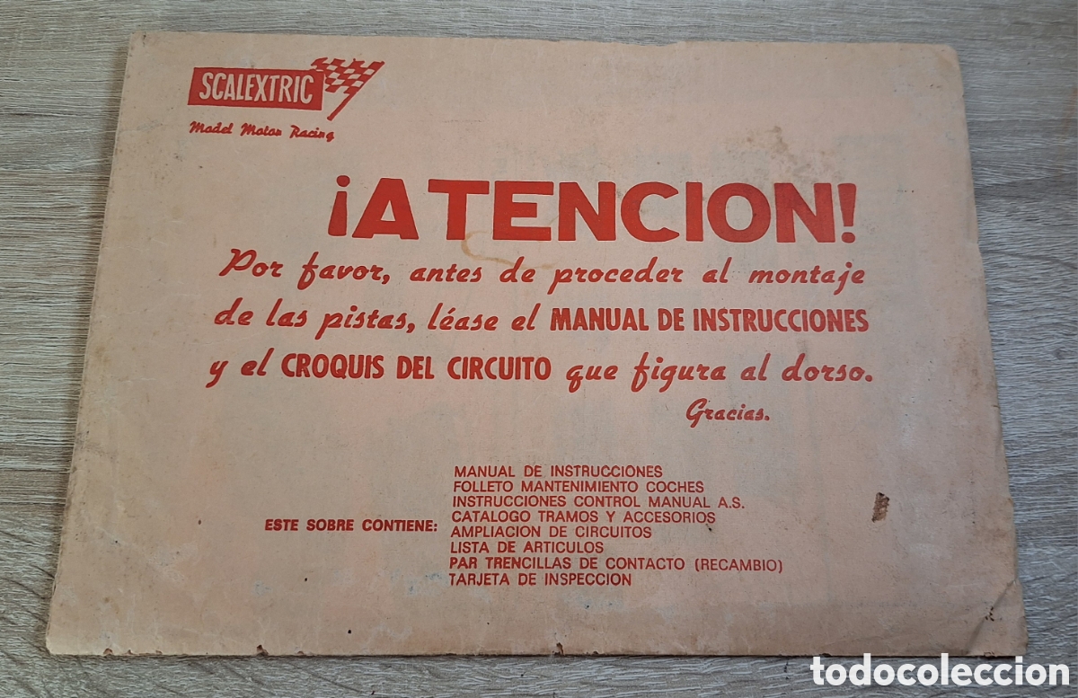Scalextric: Sobre de Instrucciones Circuito Scalextric RC-28 - Foto 15