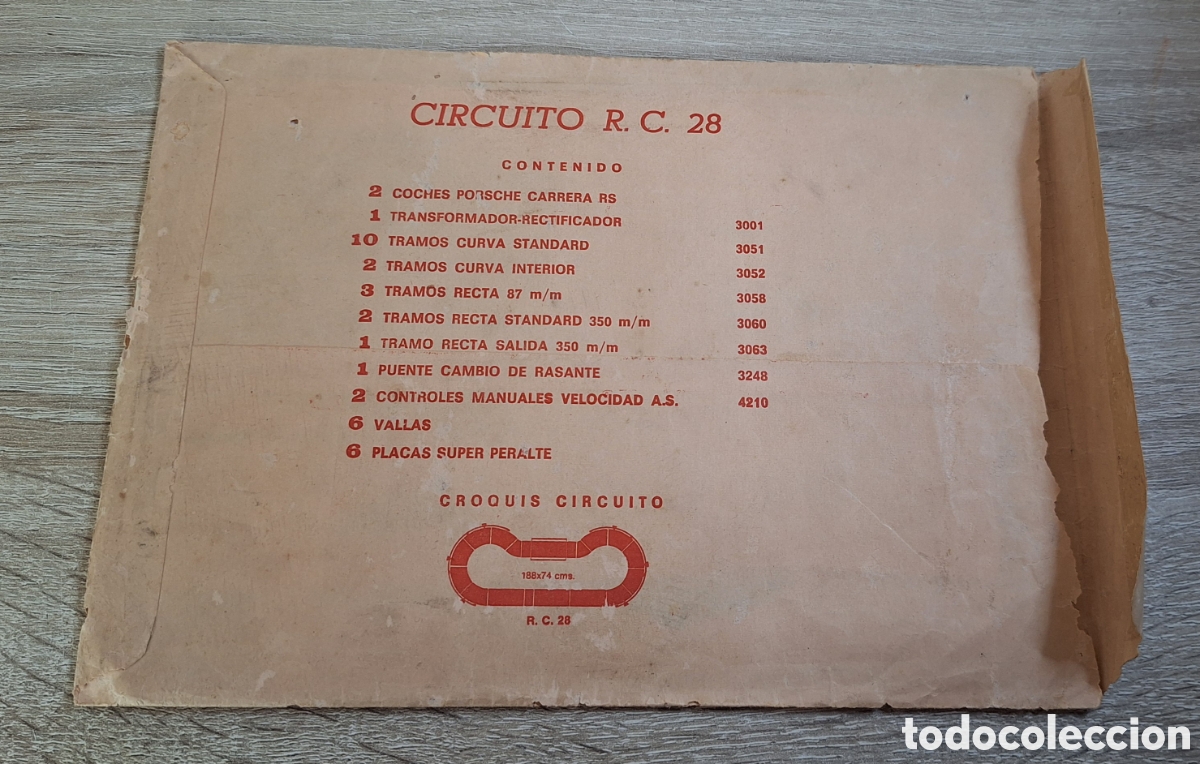 Scalextric: Sobre de Instrucciones Circuito Scalextric RC-28 - Foto 16