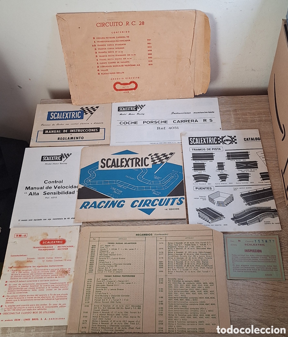 Scalextric: Sobre de Instrucciones Circuito Scalextric RC-28 - Foto 17
