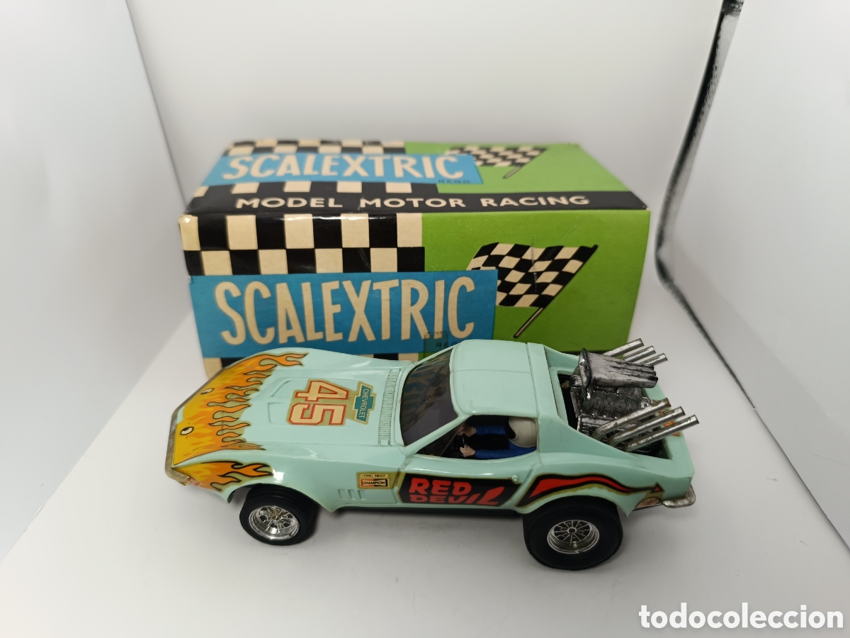 Scalextric: SCALEXTRIC CHEVROLET CORVETTE DRAGSTER EXIN - Foto 1