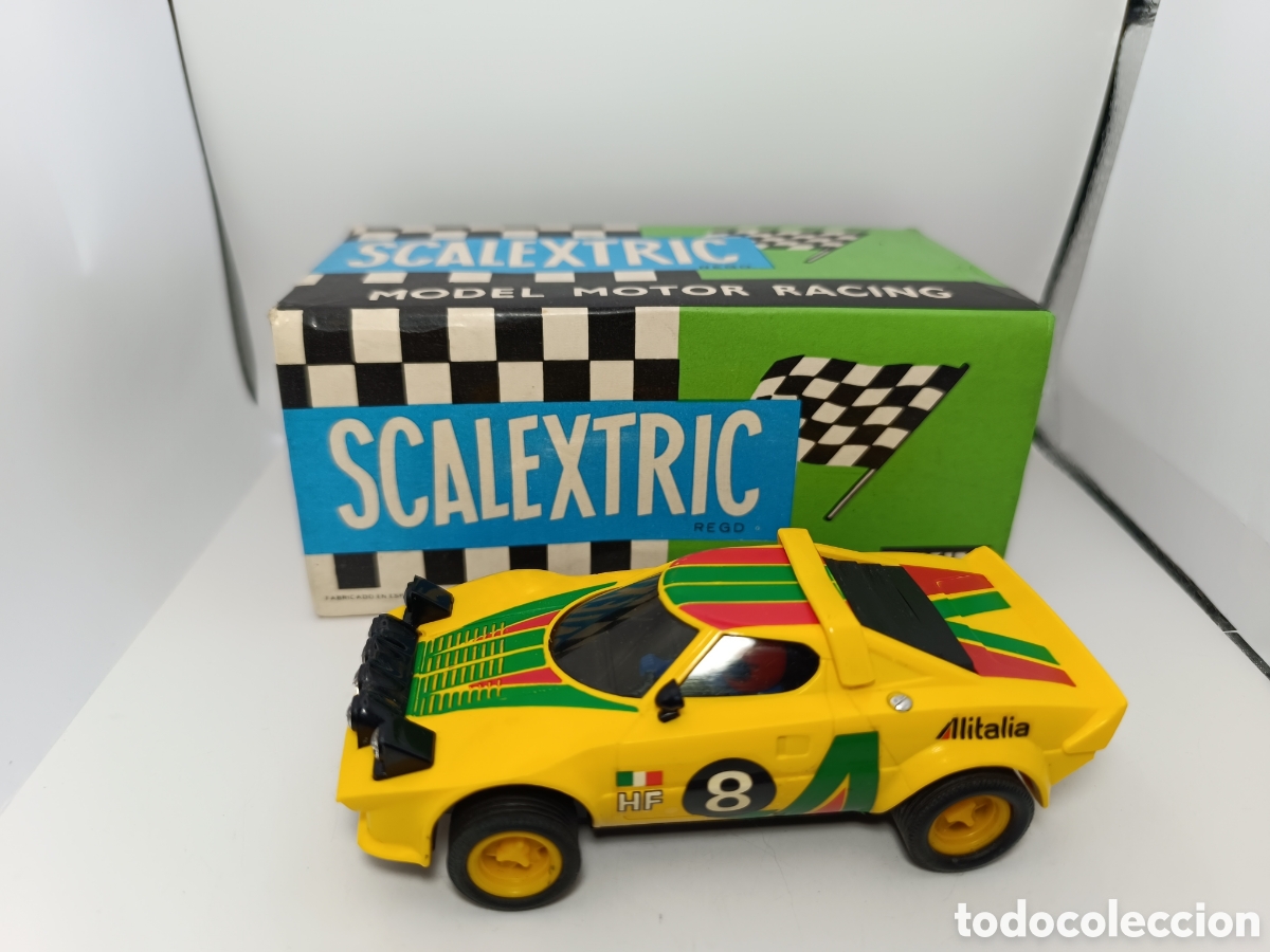 Scalextric: SCALEXTRIC LANCIA STRATOS EXIN AMARILLO - Foto 1