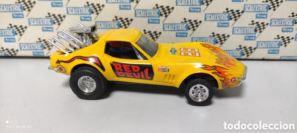 Scalextric: CHEVROLET CORVETTE AMARILLO SCALEXTRIC EXIN - Foto 2