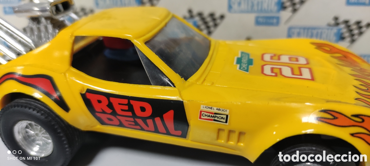 Scalextric: CHEVROLET CORVETTE AMARILLO SCALEXTRIC EXIN - Foto 3