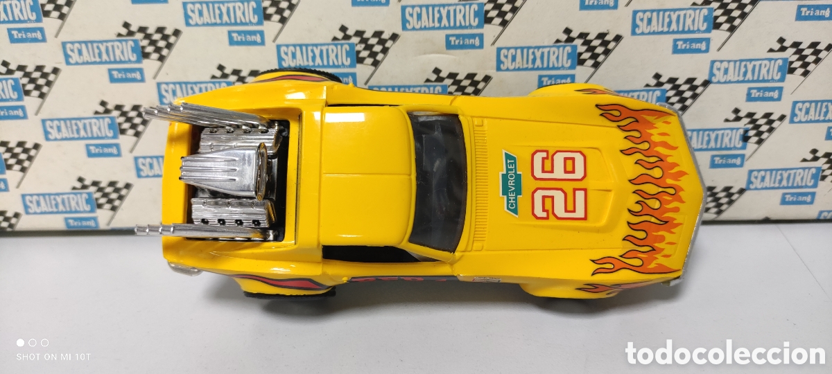 Scalextric: CHEVROLET CORVETTE AMARILLO SCALEXTRIC EXIN - Foto 5